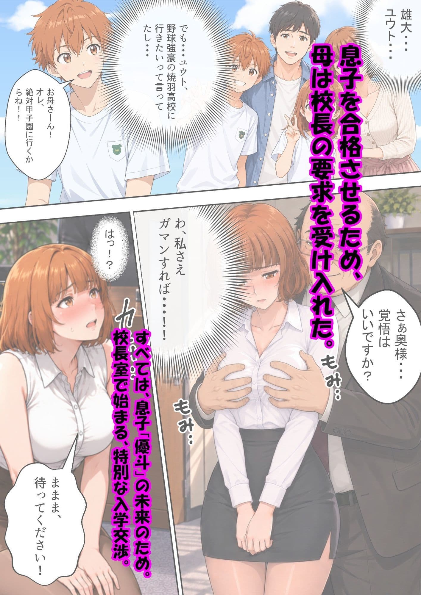 寝取られ裏口入学 サンプル1