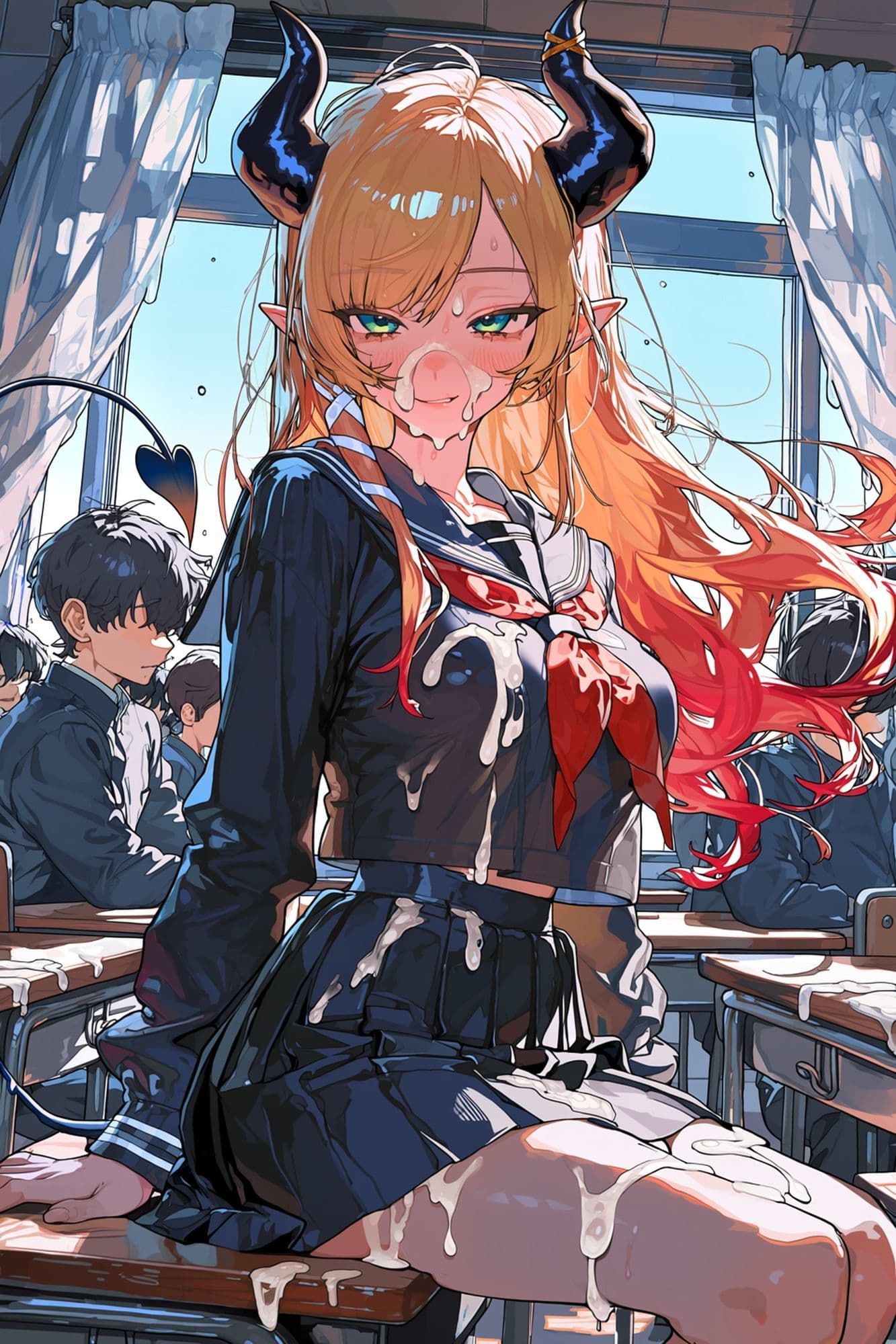 学校でいっぱいきもちいいことしよ？〜金髪悪魔先生〜 サンプル2