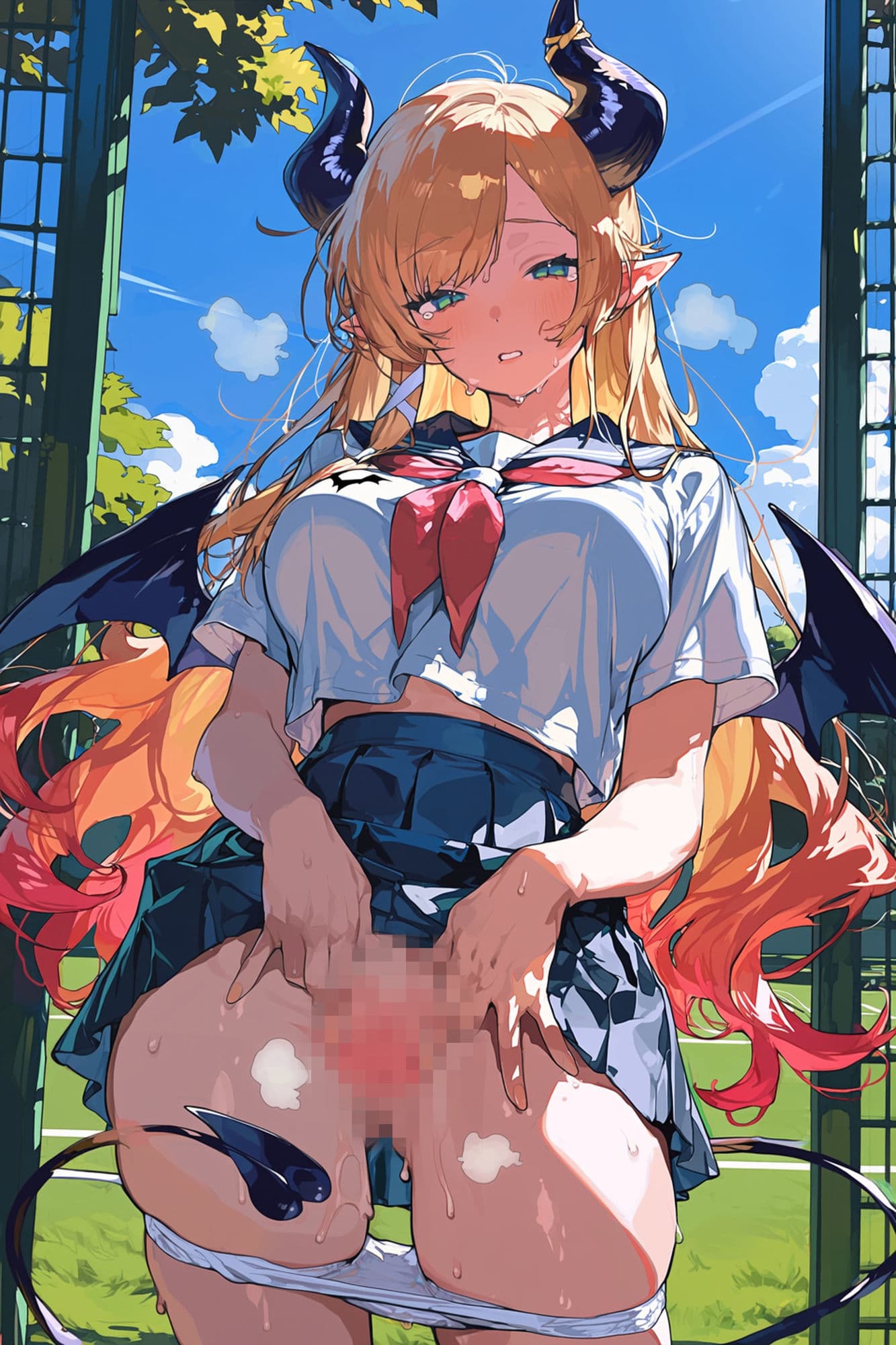 学校でいっぱいきもちいいことしよ？〜金髪悪魔先生〜 サンプル4