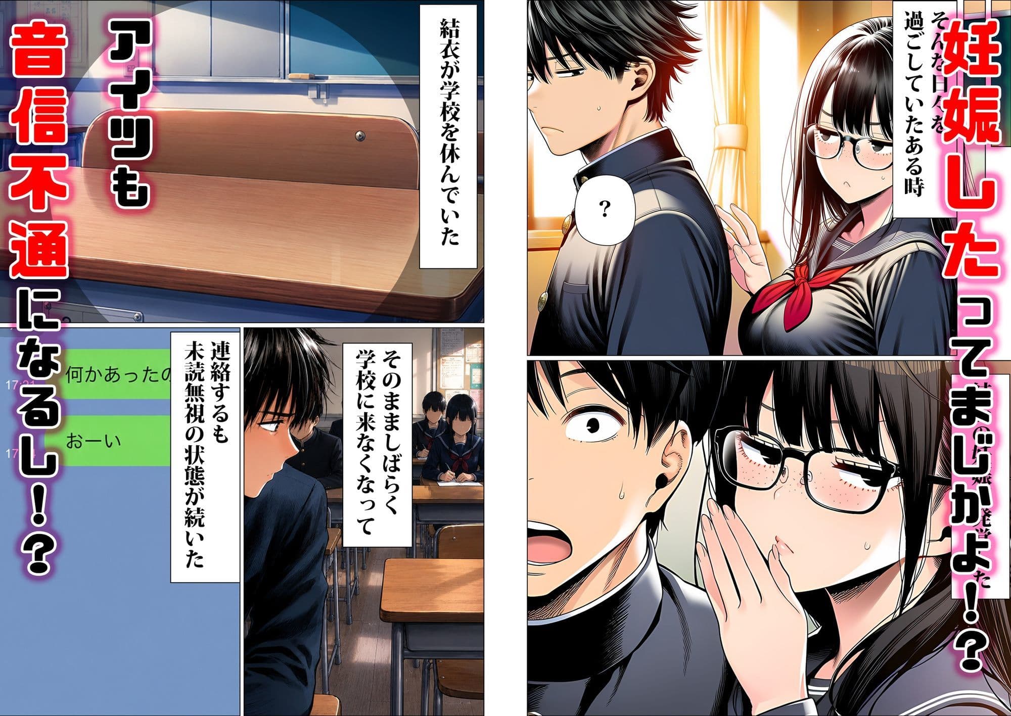 罰ゲームで地味ブスに嘘告白したら、孕ませちゃって結婚することになった3 サンプル6