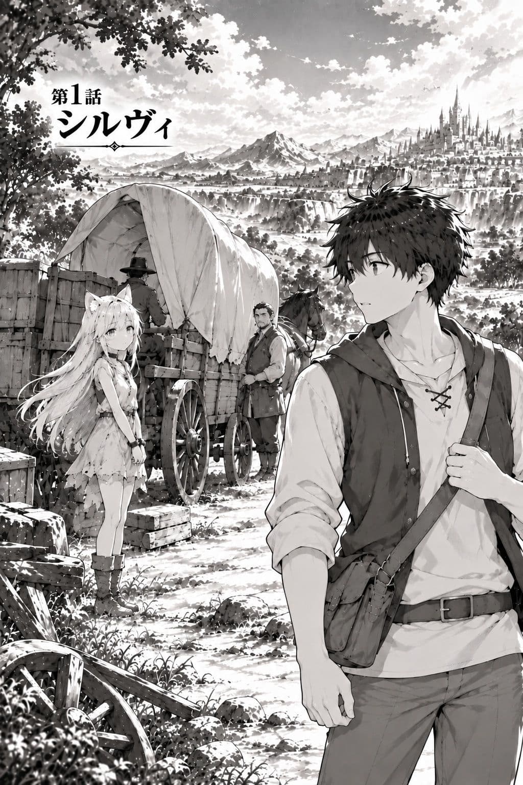 【第1話】社畜だけど転移先の異世界で【ジョブ設定スキル】を駆使して世界滅亡の危機に立ち向かう  〜【最強ハーレム】を築くまで、俺は止まらねぇからよぉ！〜 サンプル2