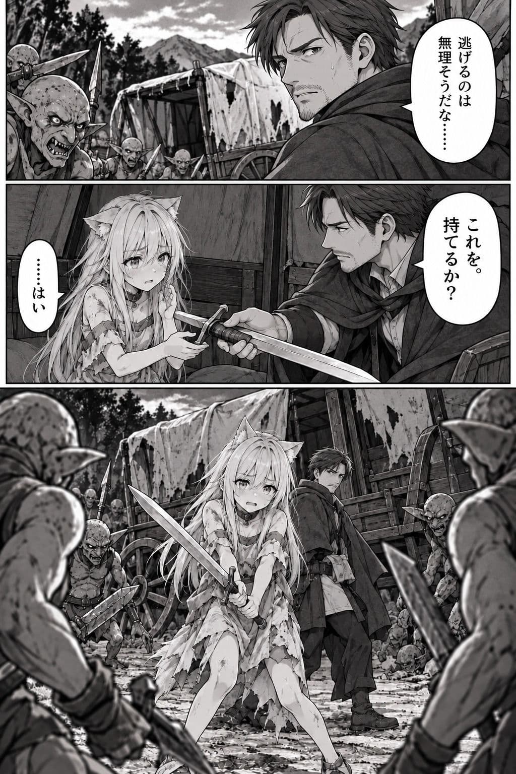 【第1話】社畜だけど転移先の異世界で【ジョブ設定スキル】を駆使して世界滅亡の危機に立ち向かう  〜【最強ハーレム】を築くまで、俺は止まらねぇからよぉ！〜 サンプル6