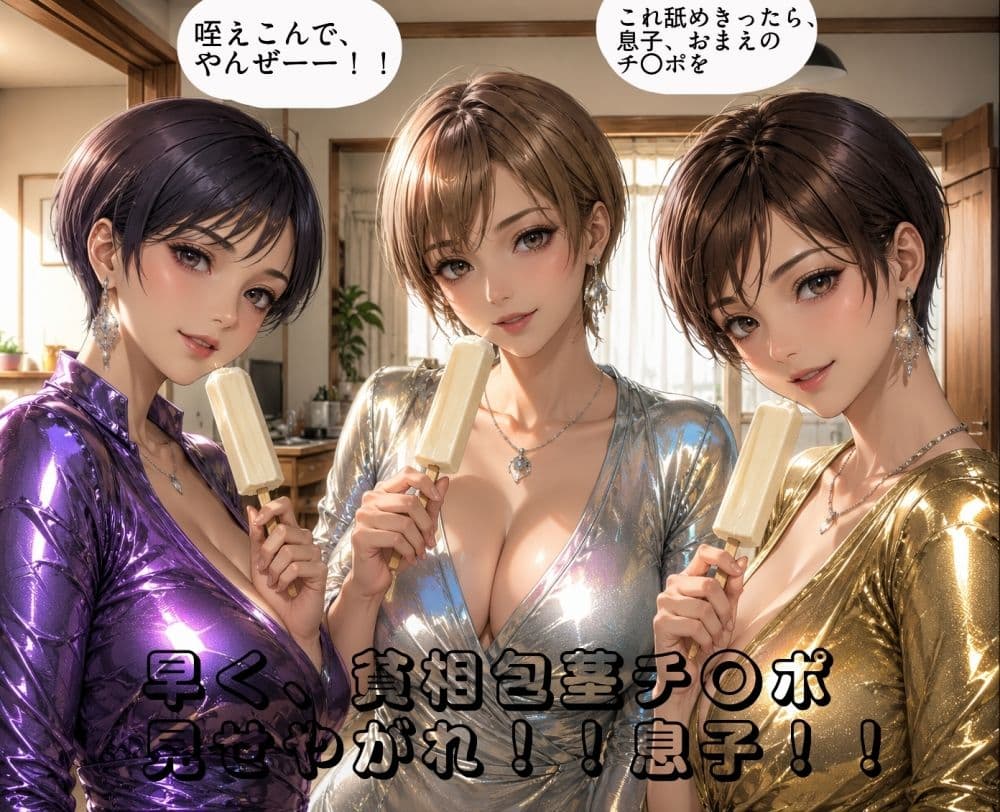母子相姦ママがいっぱい  2  おしゃぶりママズ サンプル8