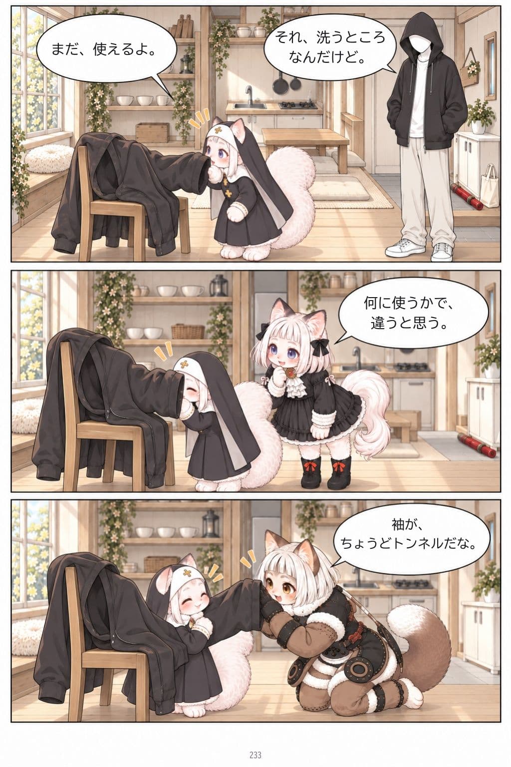 ご主人と3匹の猫 サンプル5