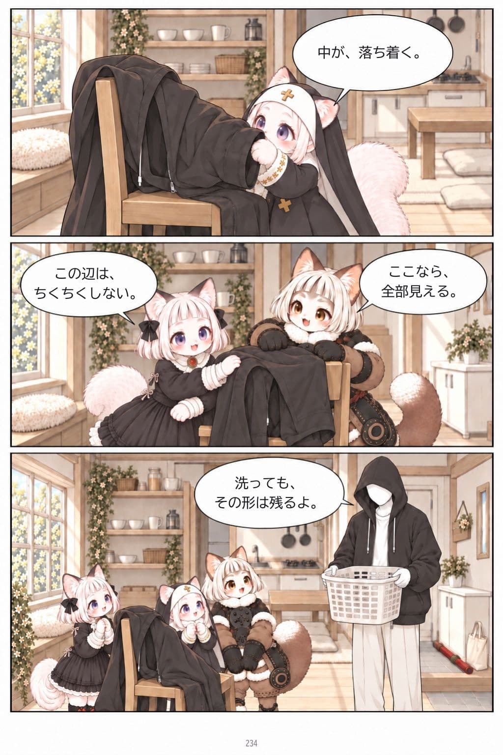ご主人と3匹の猫 サンプル6