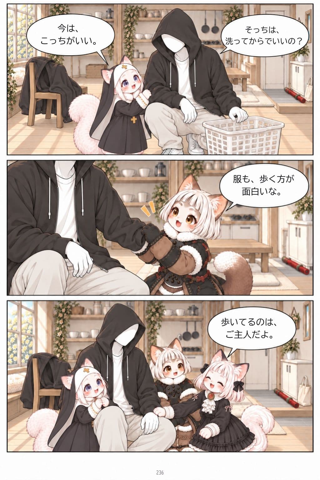 ご主人と3匹の猫 サンプル8