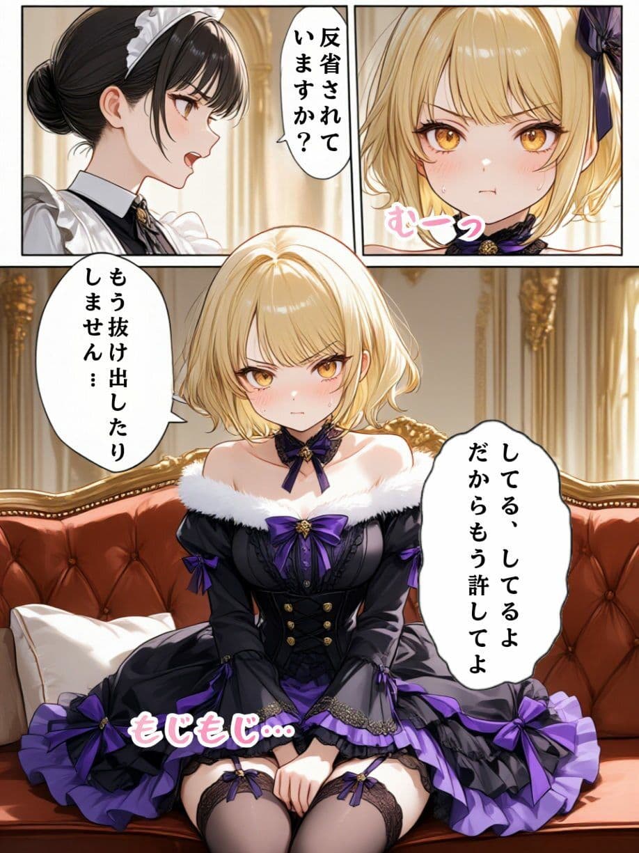 お顔が天才！TS公爵令嬢レイカちゃん！〜美少女に転生したのに丸出しのお尻を叩かれてる〜 サンプル6