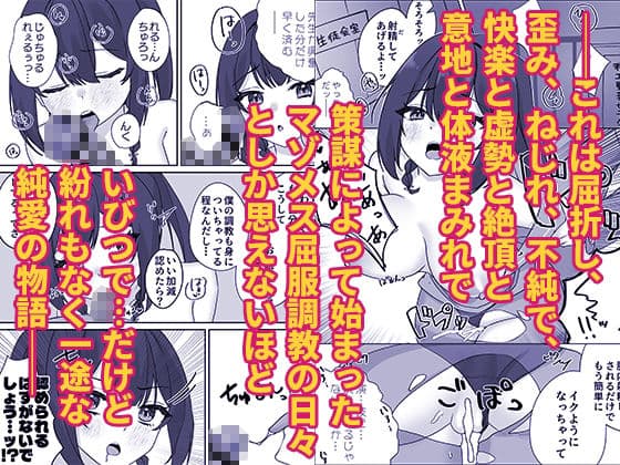 才色兼備の生徒会副会長はマゾメス堕ちしてるのを意地でも認めない サンプル1