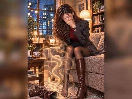 美人営業のブーツの中で熟成された匂い? サンプル2
