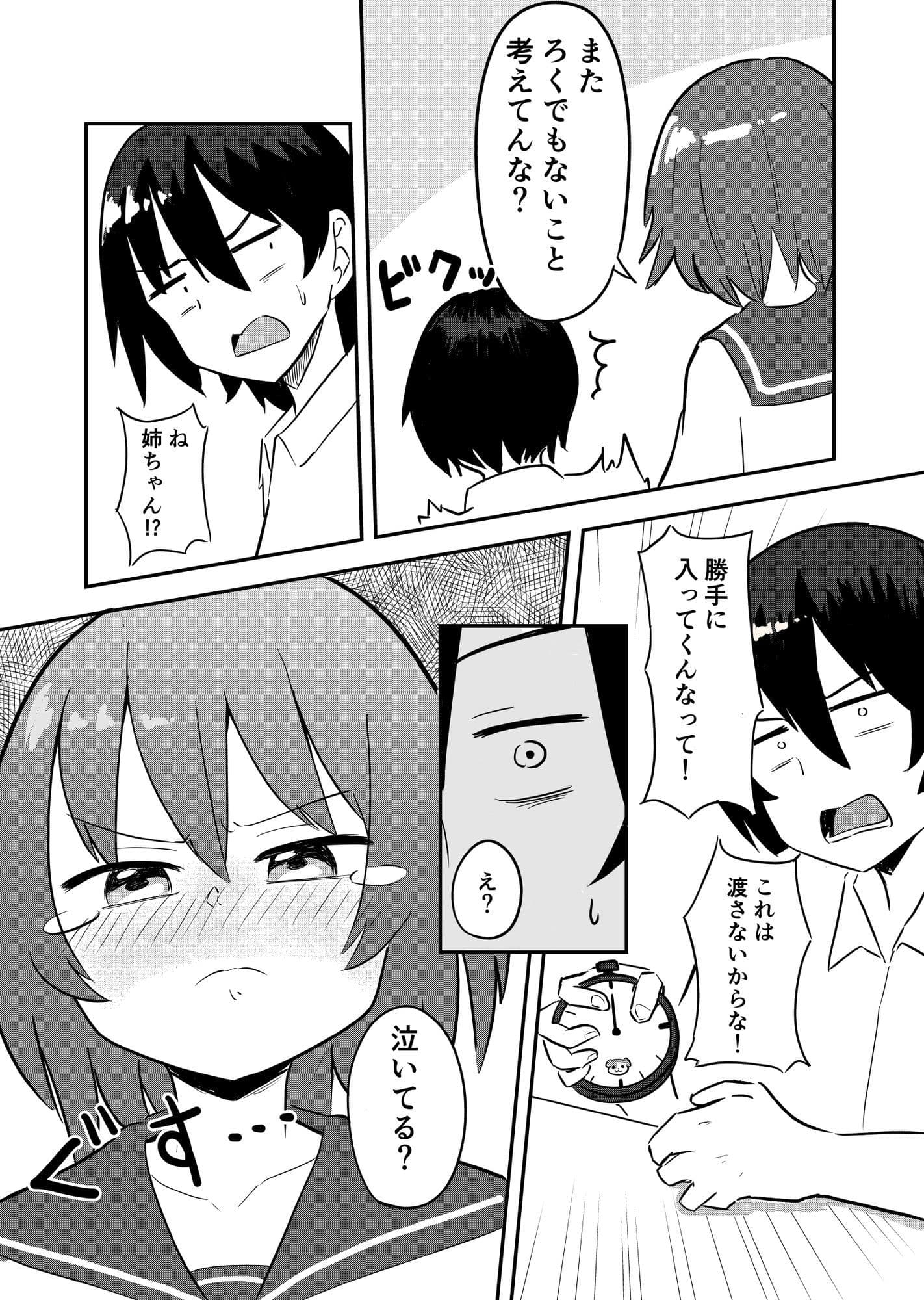 時間停止中に姉ちゃんと一緒にセックスした話 サンプル2