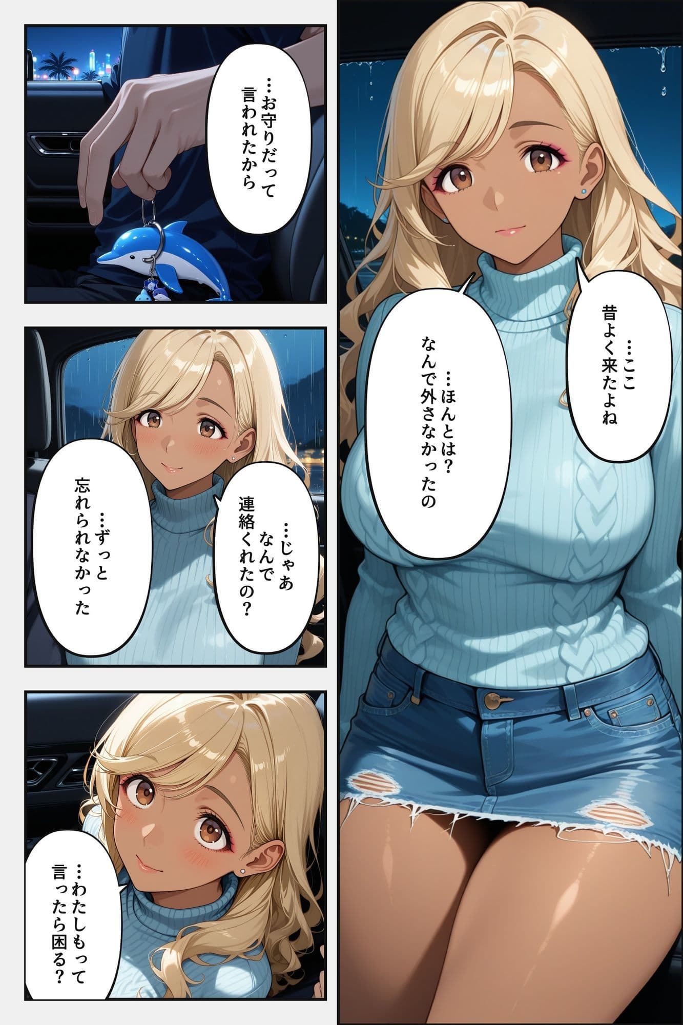 今日だけ、って言ったのに 〜彼氏持ちの元カノとカーセックスを繰り返すセフレになった話〜 サンプル3