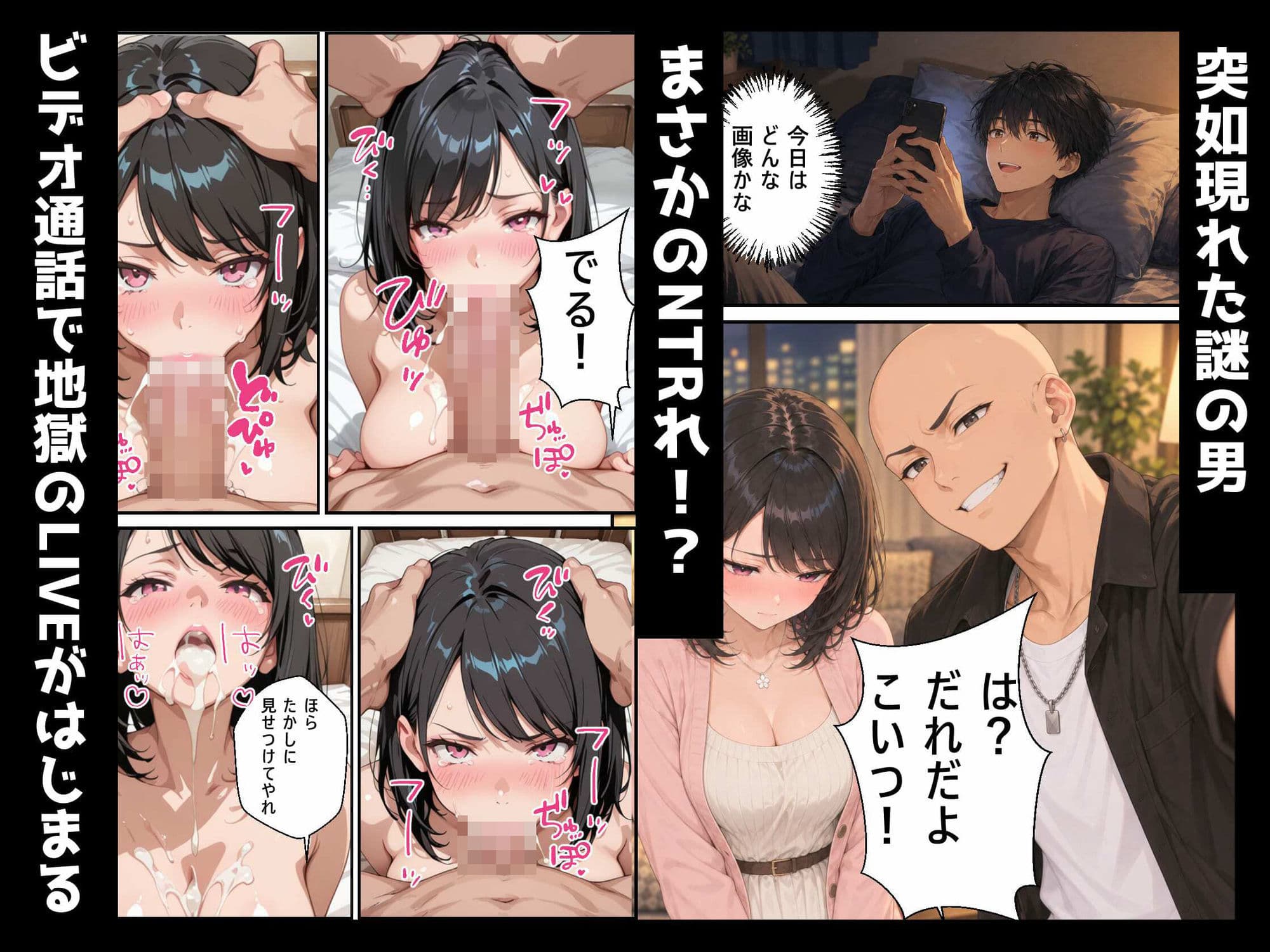 清楚な彼女に自撮りエロ画像を要求してたらいつのまにかNTRれました サンプル7