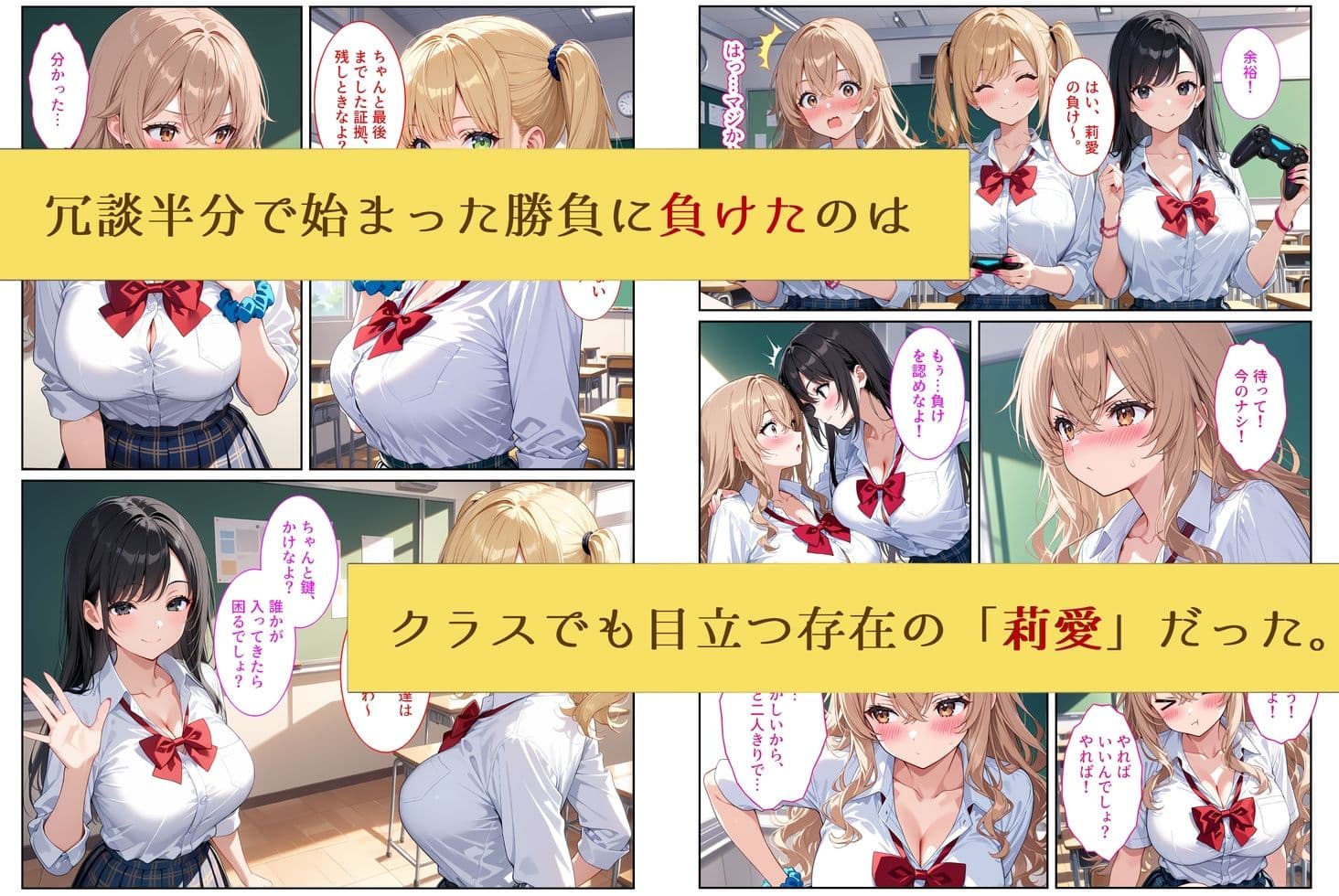 陰キャの僕が一軍ギャルたちの罰ゲームでセックスしたら、なぜか全員セフレになりました サンプル3