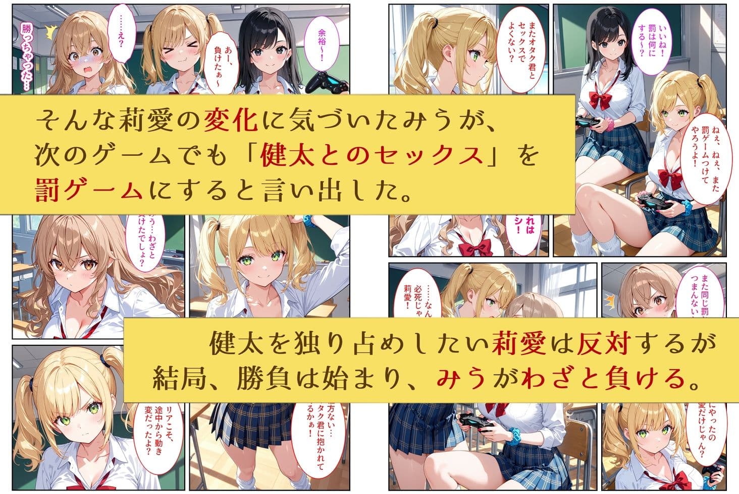 陰キャの僕が一軍ギャルたちの罰ゲームでセックスしたら、なぜか全員セフレになりました サンプル6