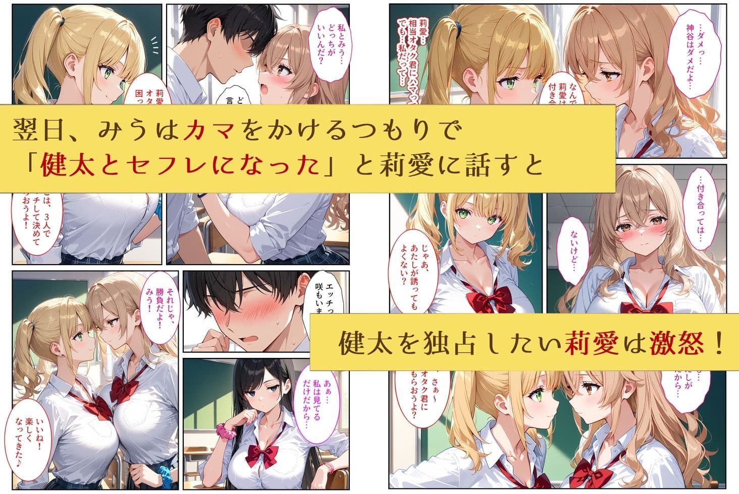 陰キャの僕が一軍ギャルたちの罰ゲームでセックスしたら、なぜか全員セフレになりました サンプル8