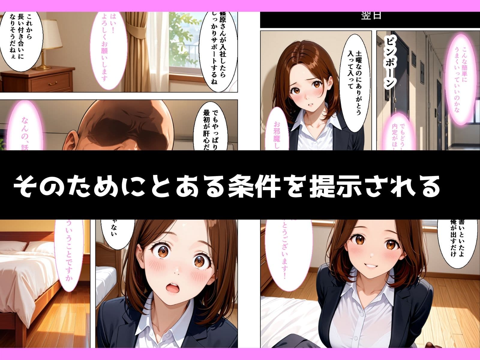 真面目な巨乳女子大生が内定欲しさに言いなりになる話 サンプル4