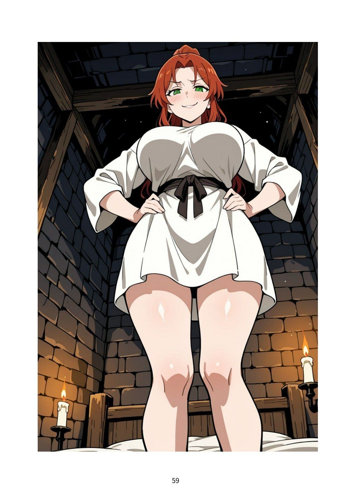 くすぐり勝負で負けたら一晩服従 ― 最強の女剣士と、笑い声の迷宮 サンプル5