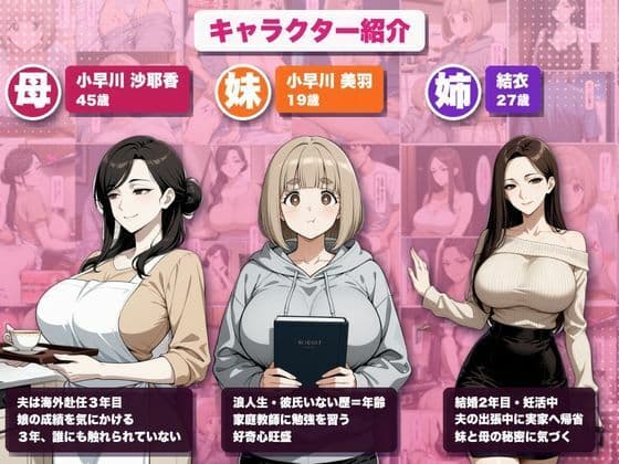 娘の家庭教師に種付けされまくった巨乳母娘の話 サンプル1