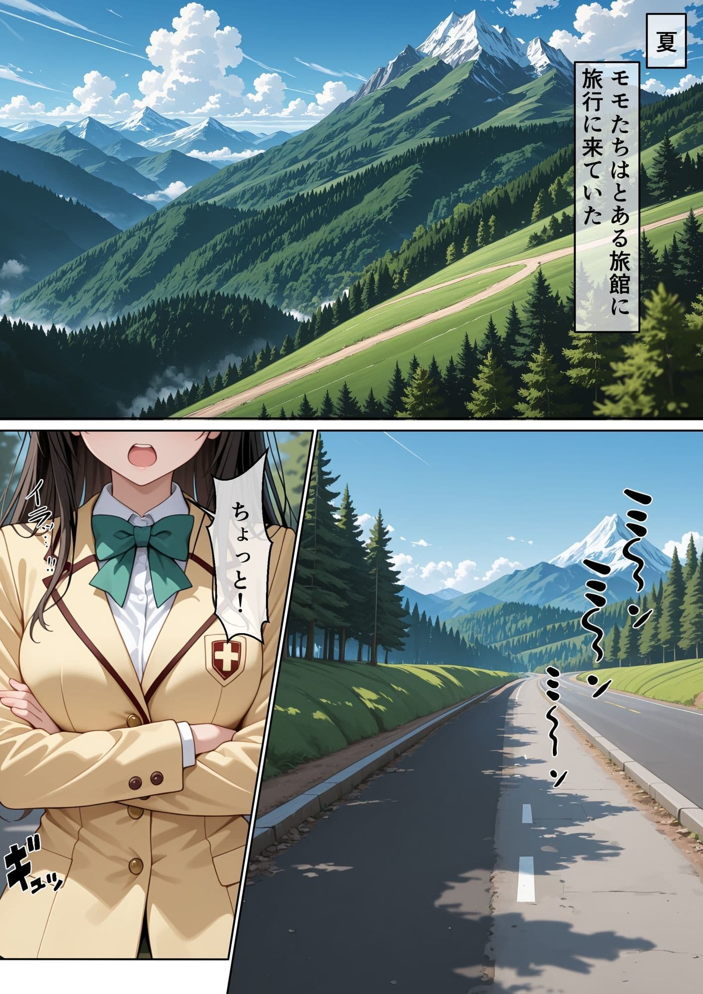 とある旅館の性交生活 催◯温泉旅館【ToL◯VEる編】 サンプル1