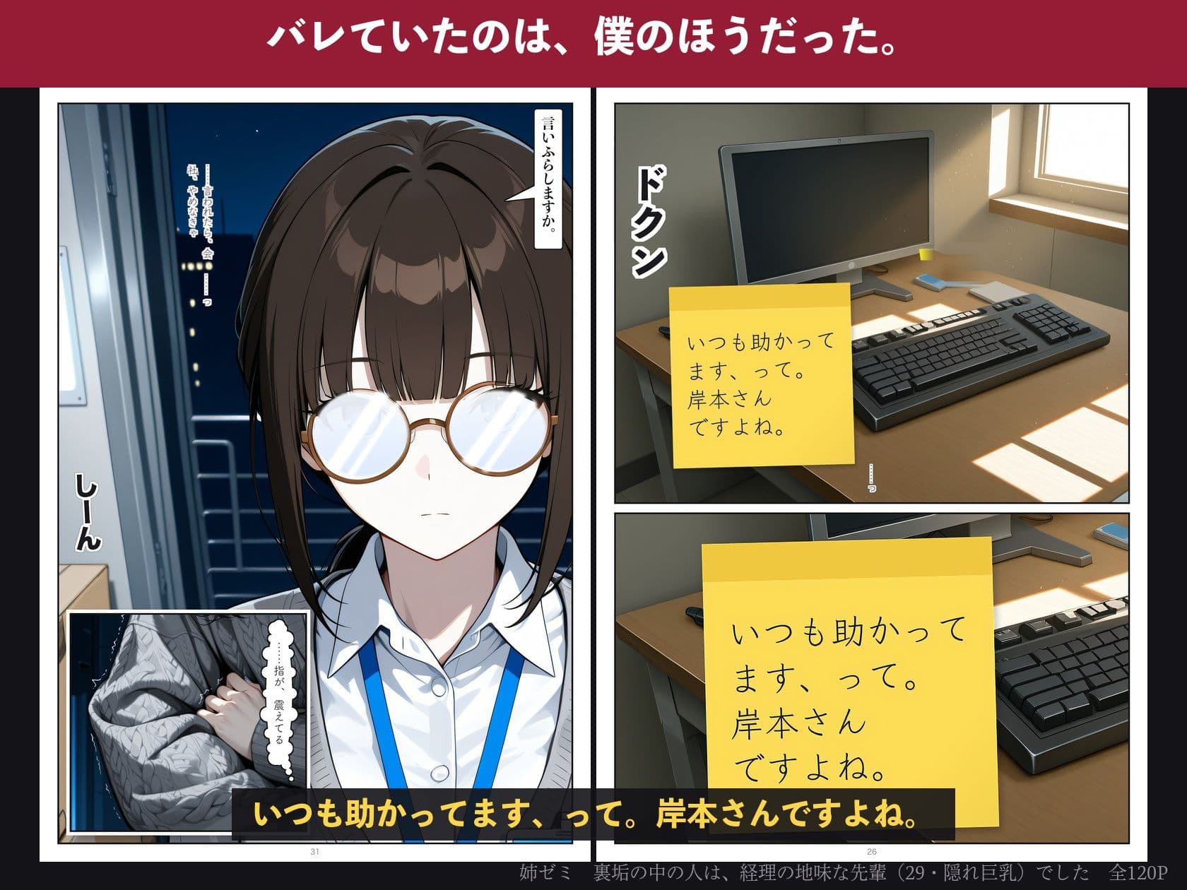 裏垢の中の人は、経理の地味な先輩（29・隠れ巨乳）でした 〜顔、撮っていいですよ〜 サンプル4