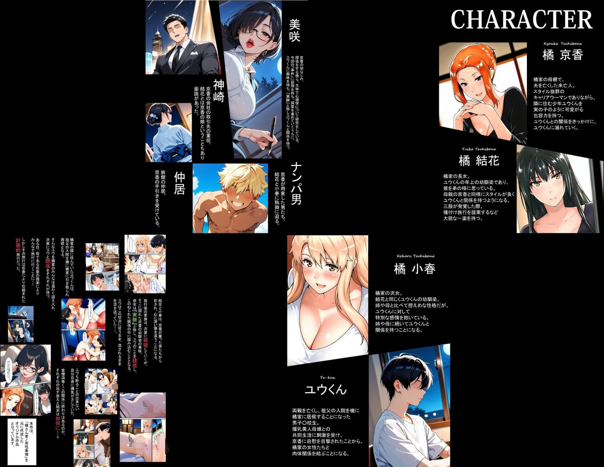 橘さん家の男性〇情  母姉妹で犯●れまくる  最新3作大人気総集編 サンプル2