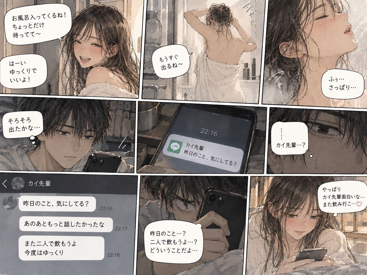『遠距離恋愛中の彼女を、大学の先輩に寝取られた。』 サンプル3