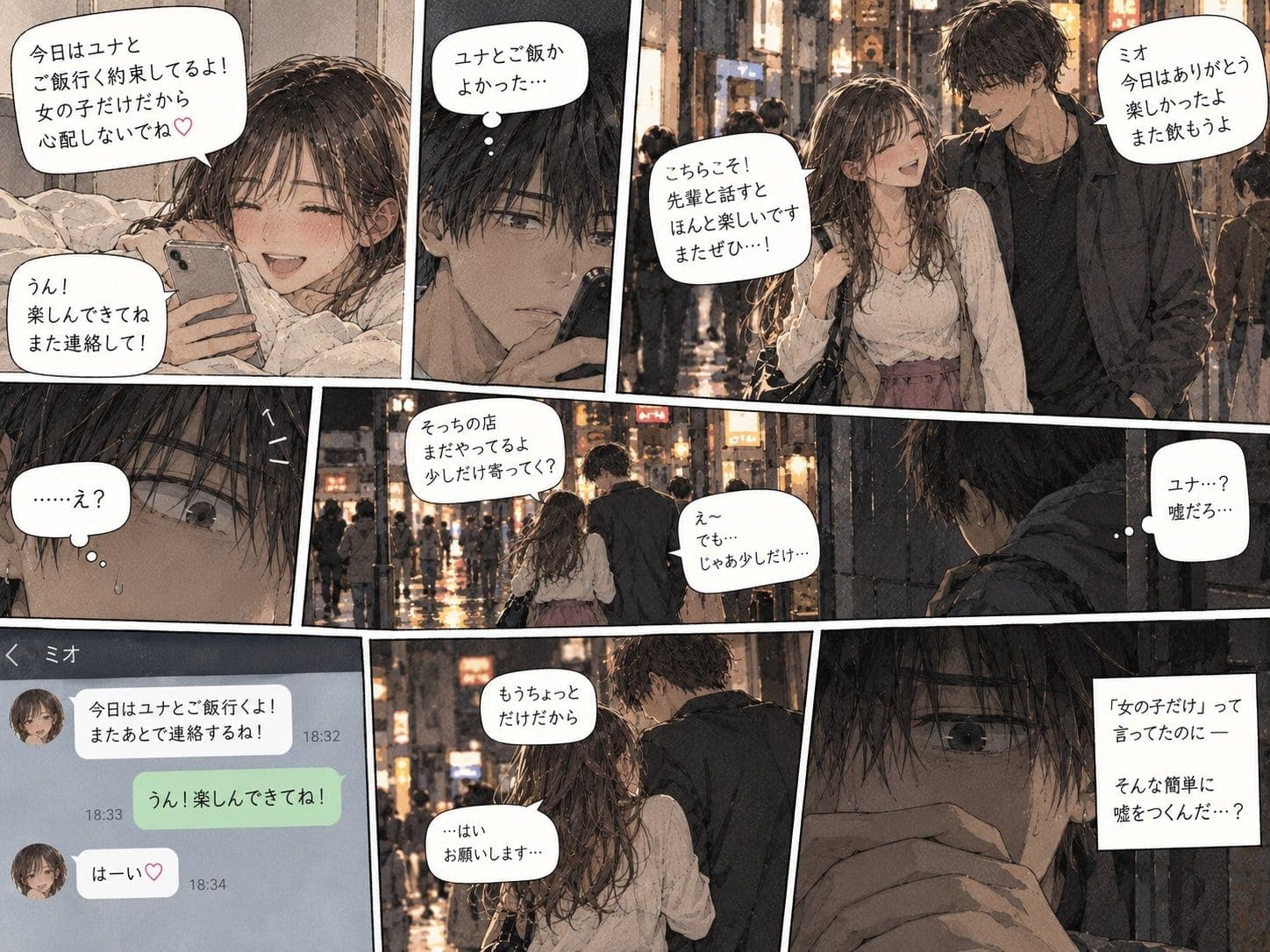 『遠距離恋愛中の彼女を、大学の先輩に寝取られた。』 サンプル4