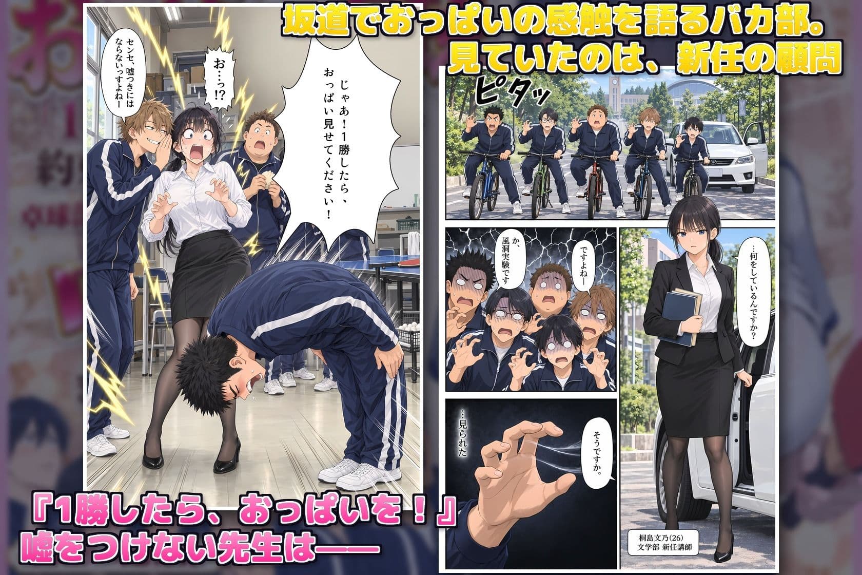 おっぱい卓球 サンプル2