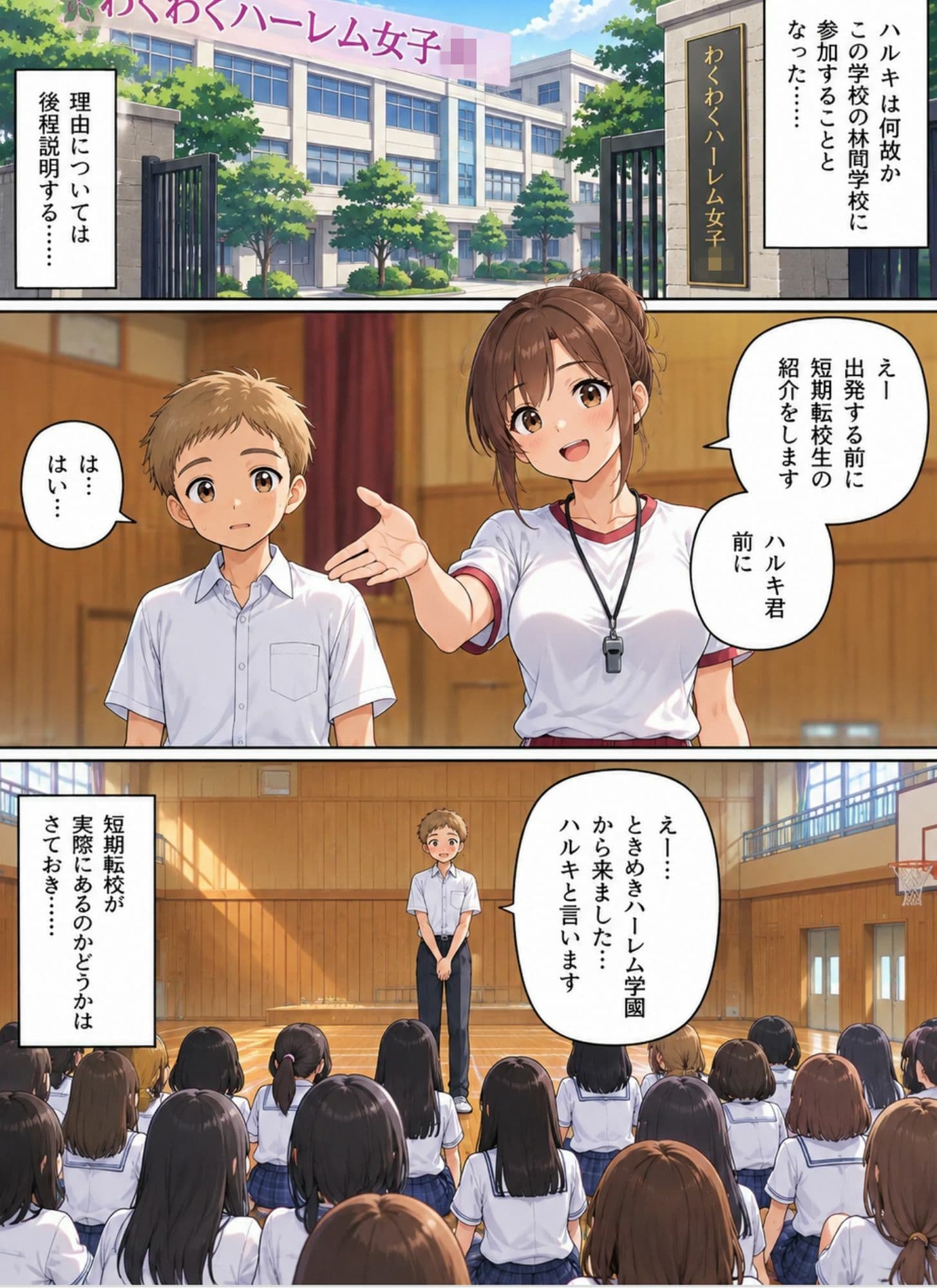 ときめきハーレム学園へようこそ17 サンプル1
