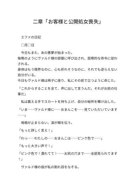 ご主人様にすべて声に出して説明するよう教育された結果、言葉だけで男を満たせるようになりました サンプル3