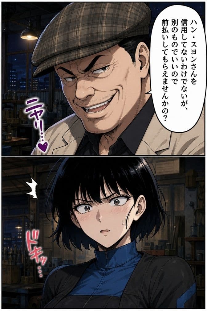 護衛代を身体で支払うハン・スヨン サンプル2