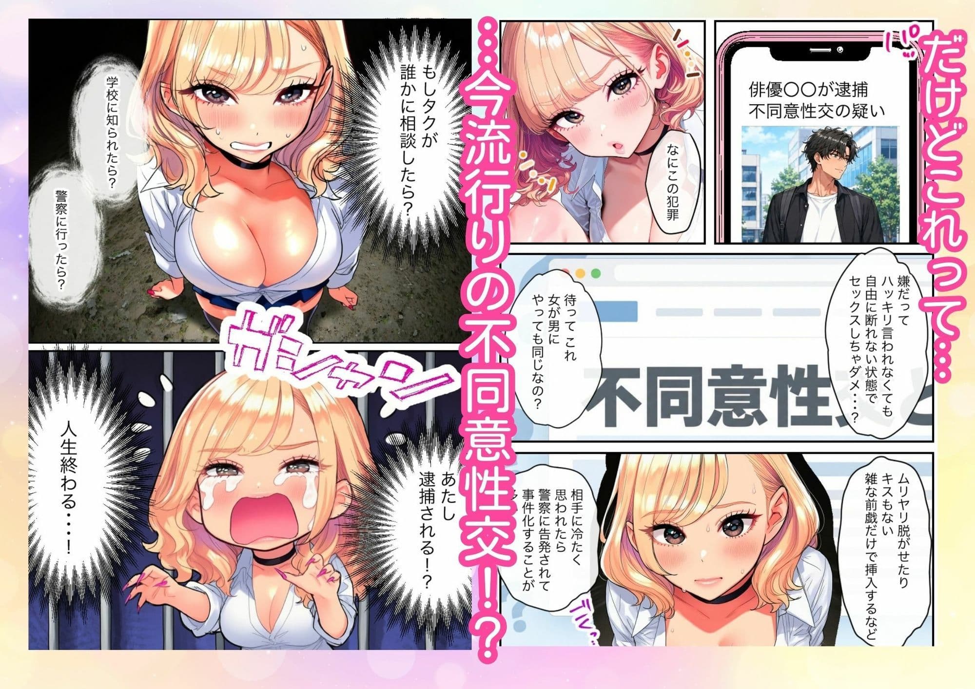 生意気ギャルが不同意性交しちゃってオタクに優しくなっていく サンプル3