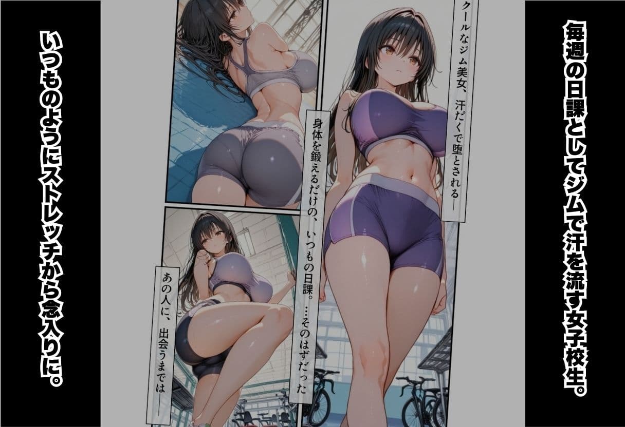 専属トレーナーの巨根に堕ちた女子校生 −寝取られ汗だく生ハメSEX− サンプル1