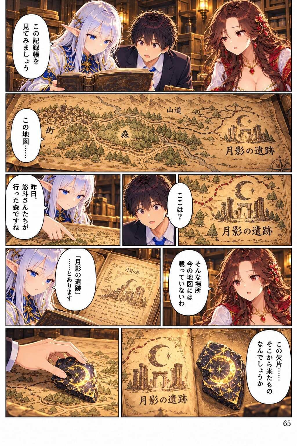 【全11話・約110P・フルカラー】異世界転移したら美女だらけの宿屋に就職しました！？ 第1部 〜月灯り亭と月の道〜本編 サンプル5