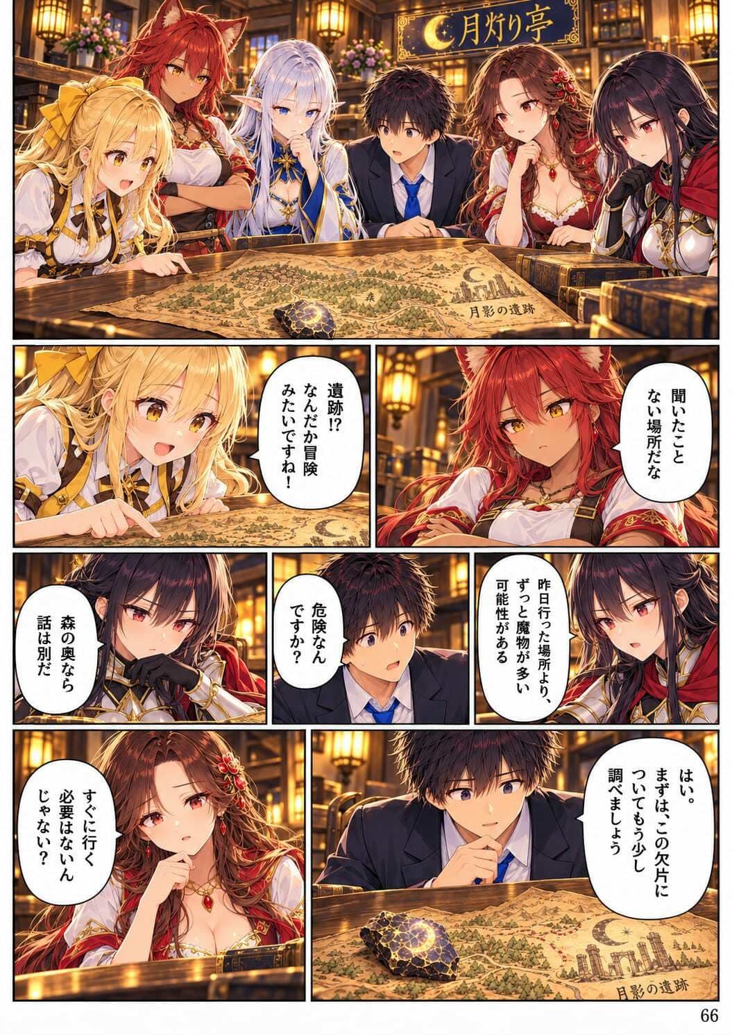 【全11話・約110P・フルカラー】異世界転移したら美女だらけの宿屋に就職しました！？ 第1部 〜月灯り亭と月の道〜本編 サンプル6