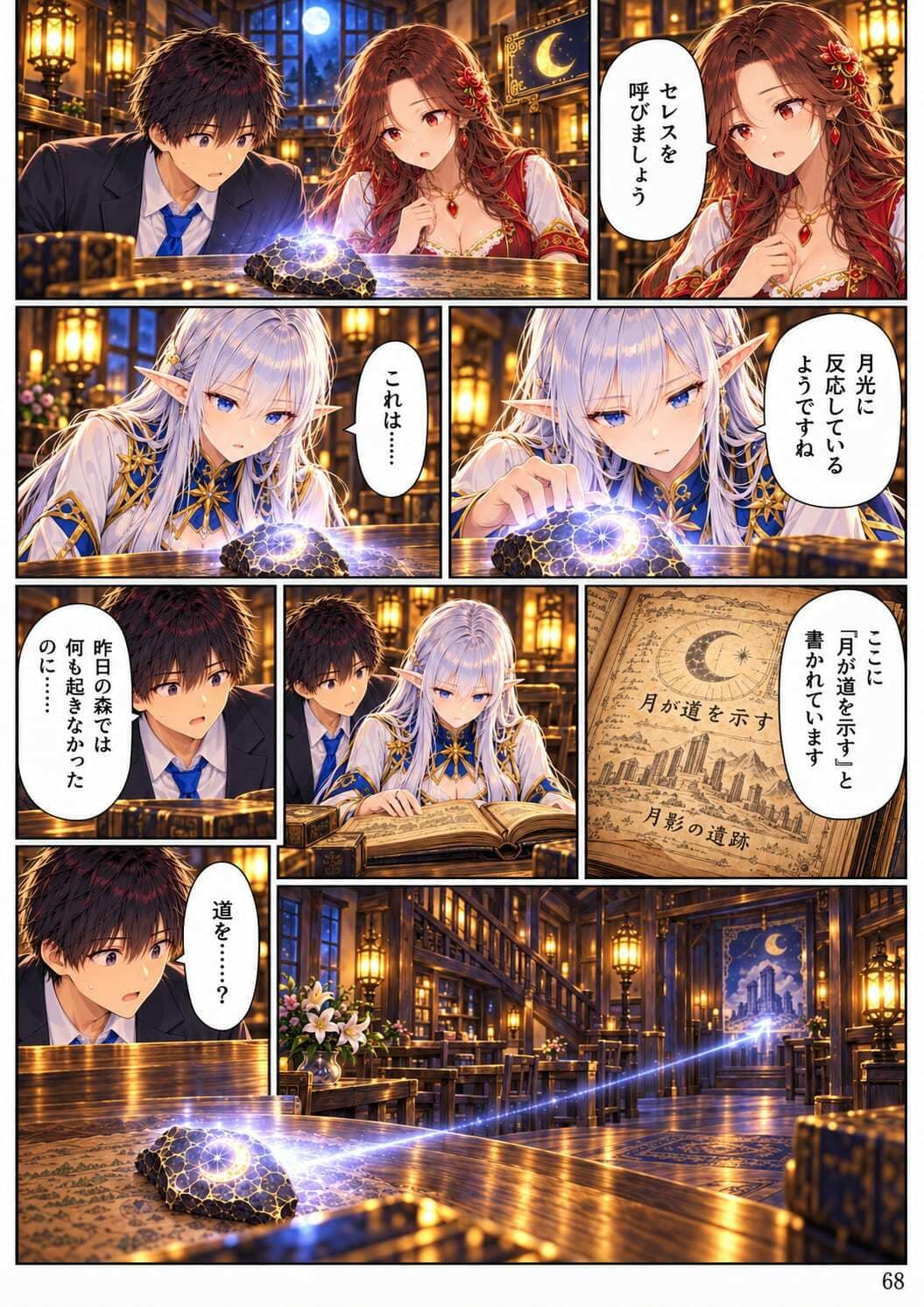 【全11話・約110P・フルカラー】異世界転移したら美女だらけの宿屋に就職しました！？ 第1部 〜月灯り亭と月の道〜本編 サンプル8