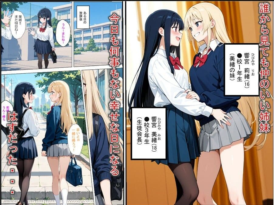 生徒会長の妹  生意気ギャルを脅迫してマゾメス化させた話（妹 編） サンプル2