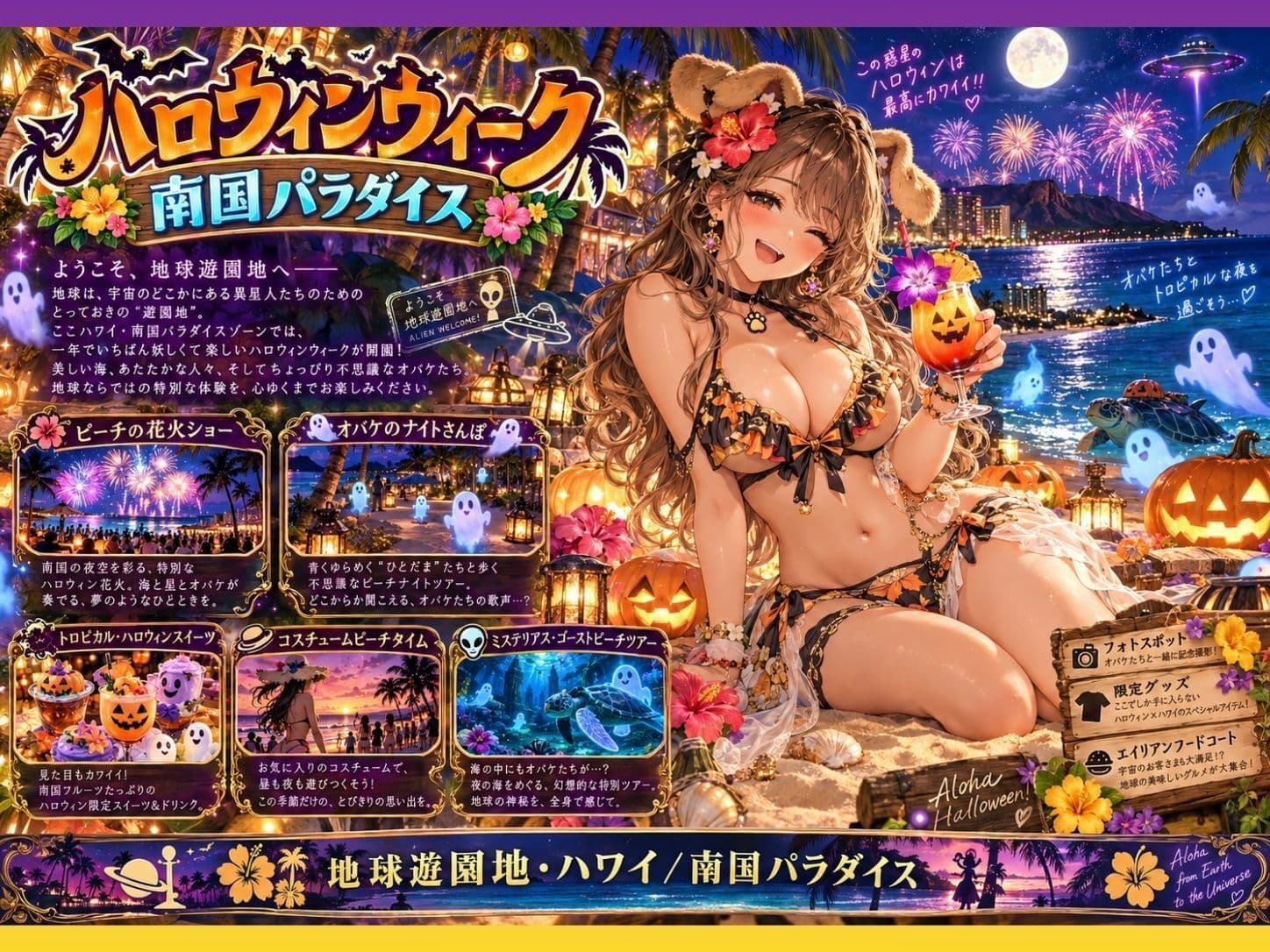 地球遊園地の歩き方 ハロウィン編1 サンプル4