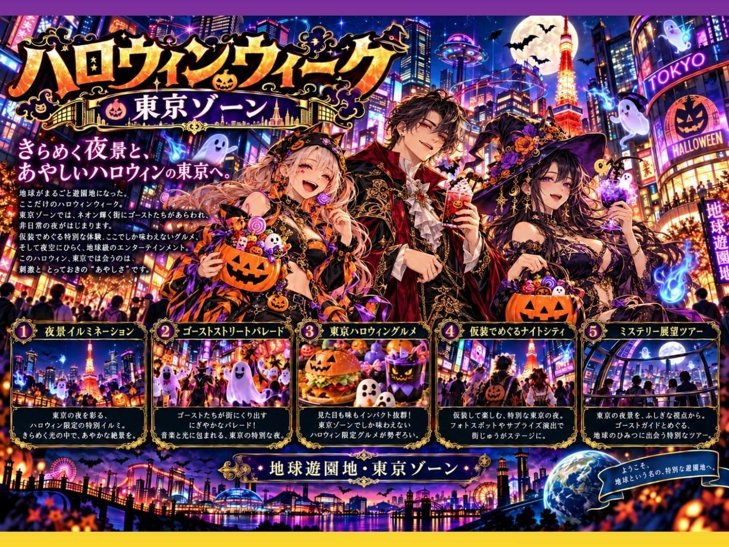 地球遊園地の歩き方 ハロウィン編1 サンプル5