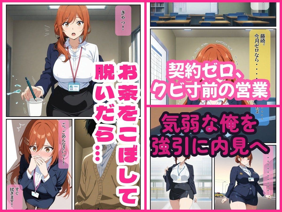 どエロい巨乳不動産屋に営業されたから、契約と引き換えにS〇Xしたったww サンプル1