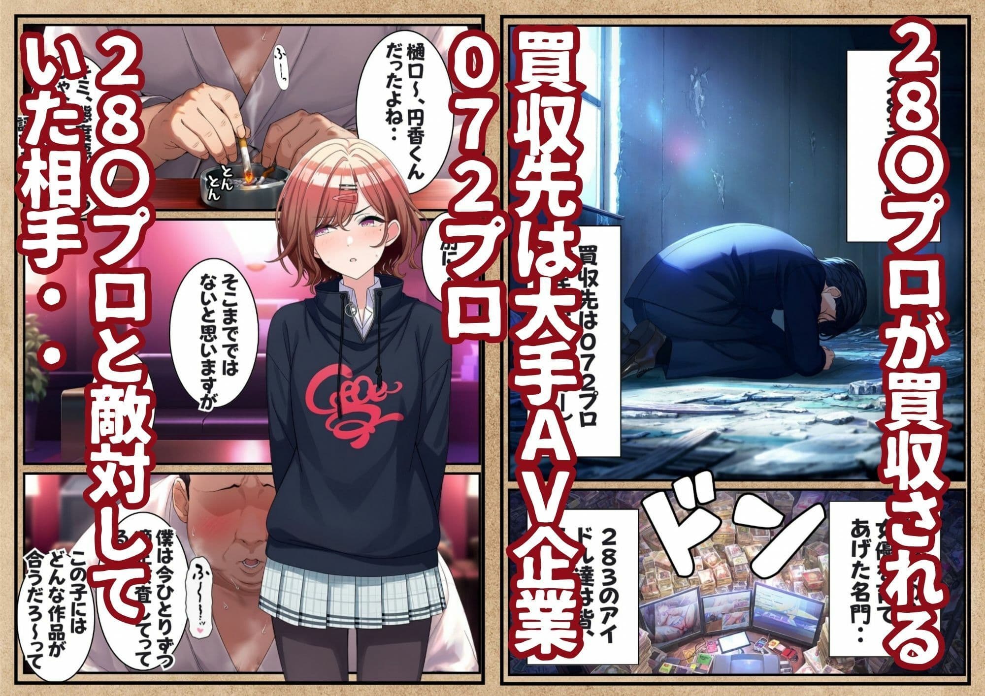 アイドル達がAV企業に入社してハメぱこされる話 1 サンプル1
