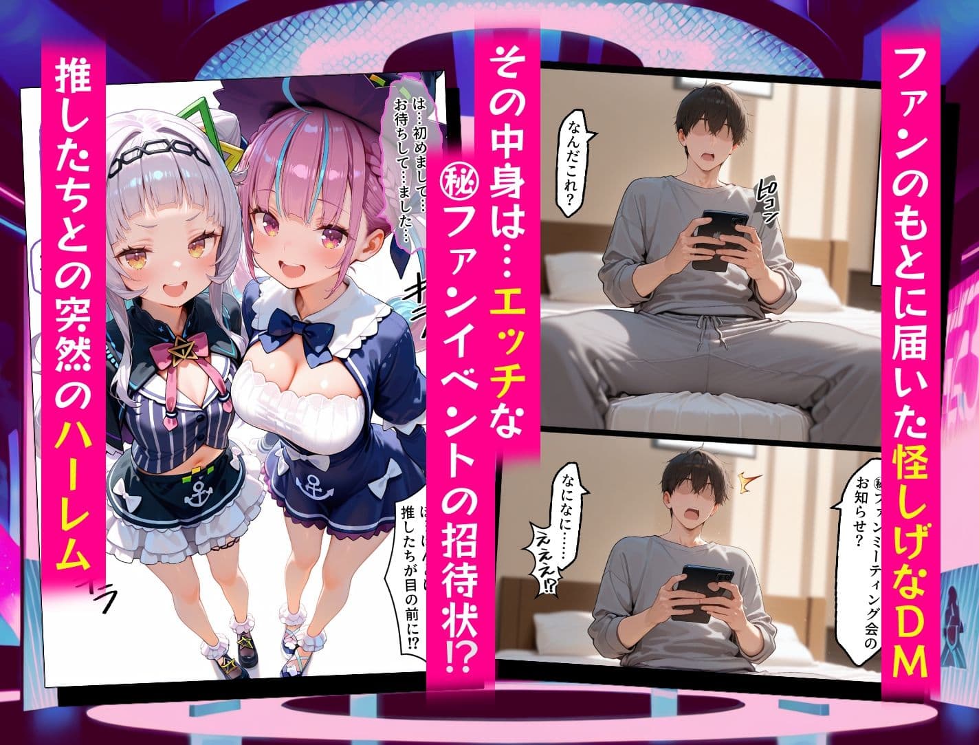 2、4期生のドスケベマル秘ファンサービス サンプル1