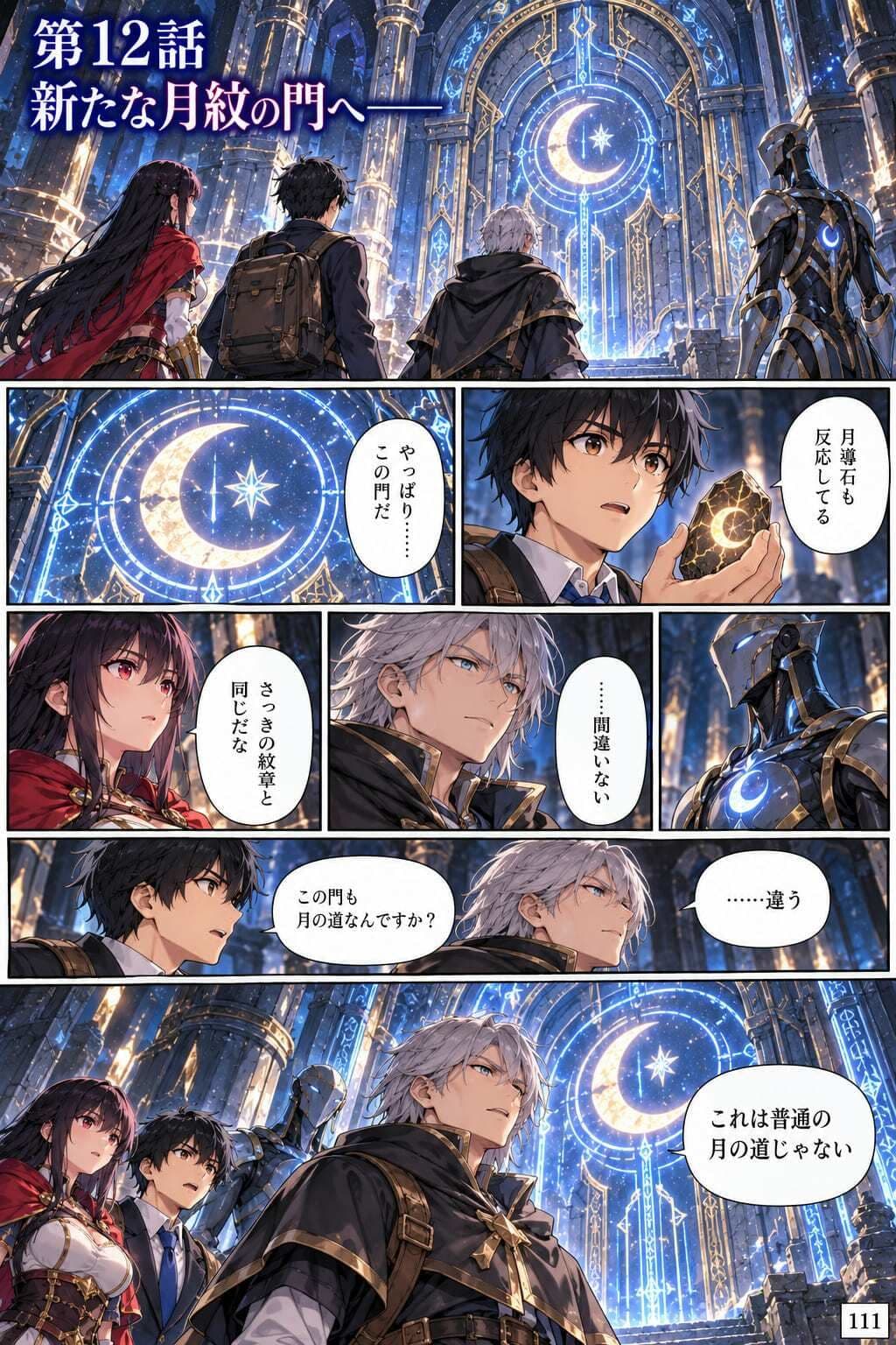 【全11話・約110P・フルカラー】異世界転移したら美女だらけの宿屋に就職しました！？【第2部】「失われた月の道」 サンプル1