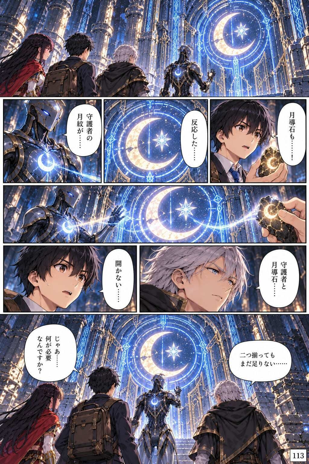 【全11話・約110P・フルカラー】異世界転移したら美女だらけの宿屋に就職しました！？【第2部】「失われた月の道」 サンプル3