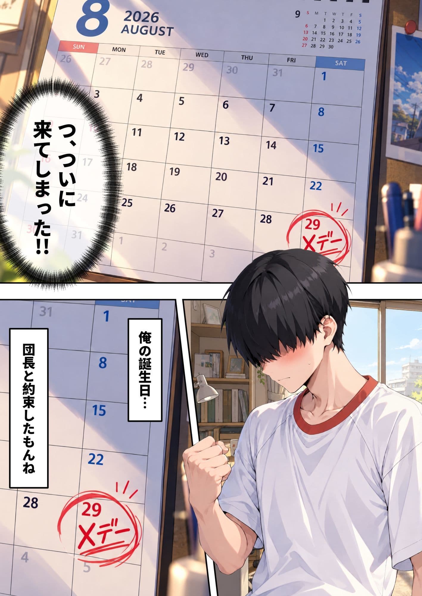 団長とバースデーS◯Xしたい！！ サンプル1