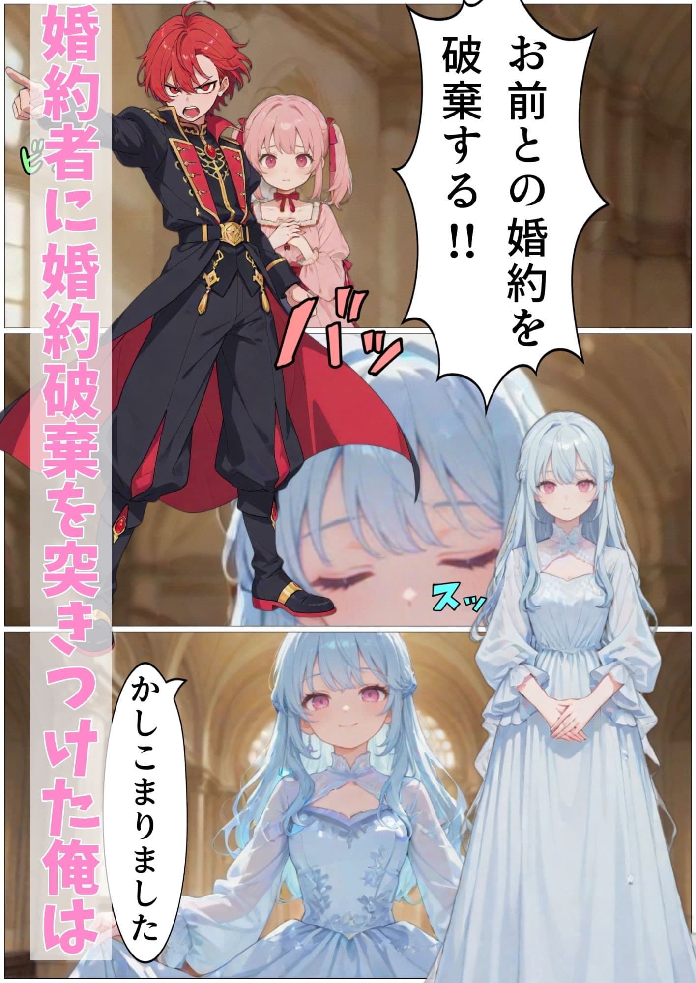 婚約破棄した俺がTSされて娶られる話 サンプル1