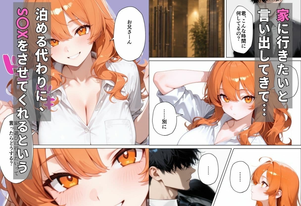 家出ギャルを拾ったら、泊める代わりに何度もヤらせてくれた話 サンプル2