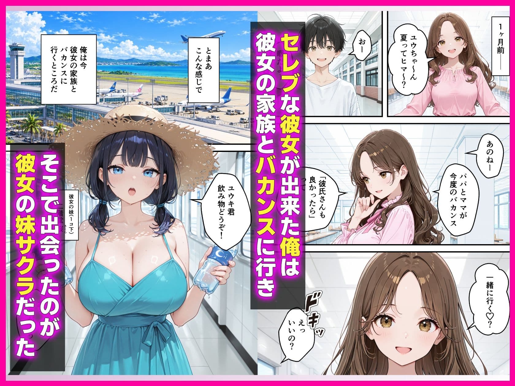 彼女に浮気された俺は小悪魔巨乳妹から誘惑されリゾートホテルで生ハメ交尾が止まらない サンプル1