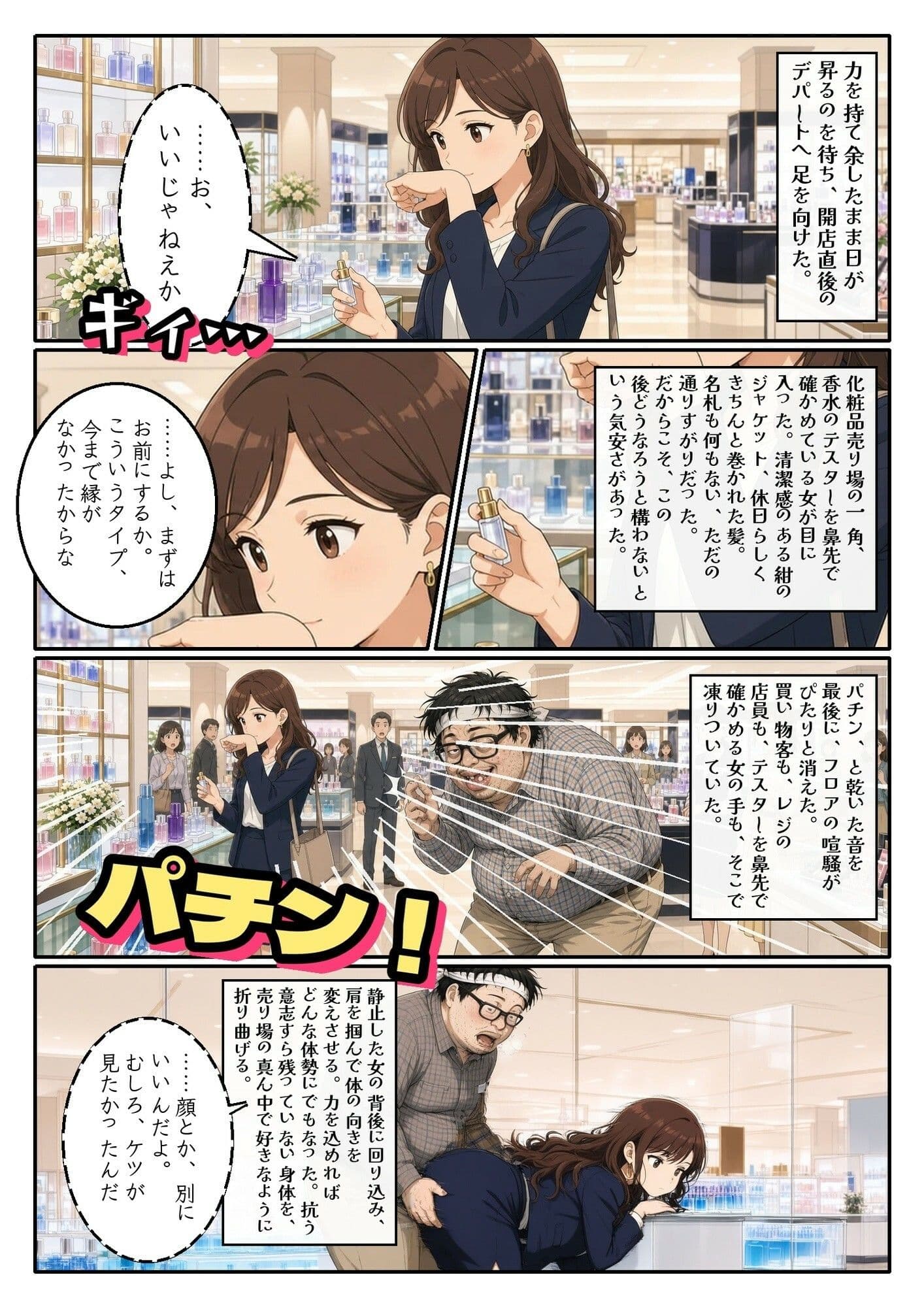 時が止まれば、女の匂いは僕のもの〜童貞、時を止める。嗅ぎ責めに堕ちた地下アイドル【デパート編】〜 デジタルコミック版 サンプル4