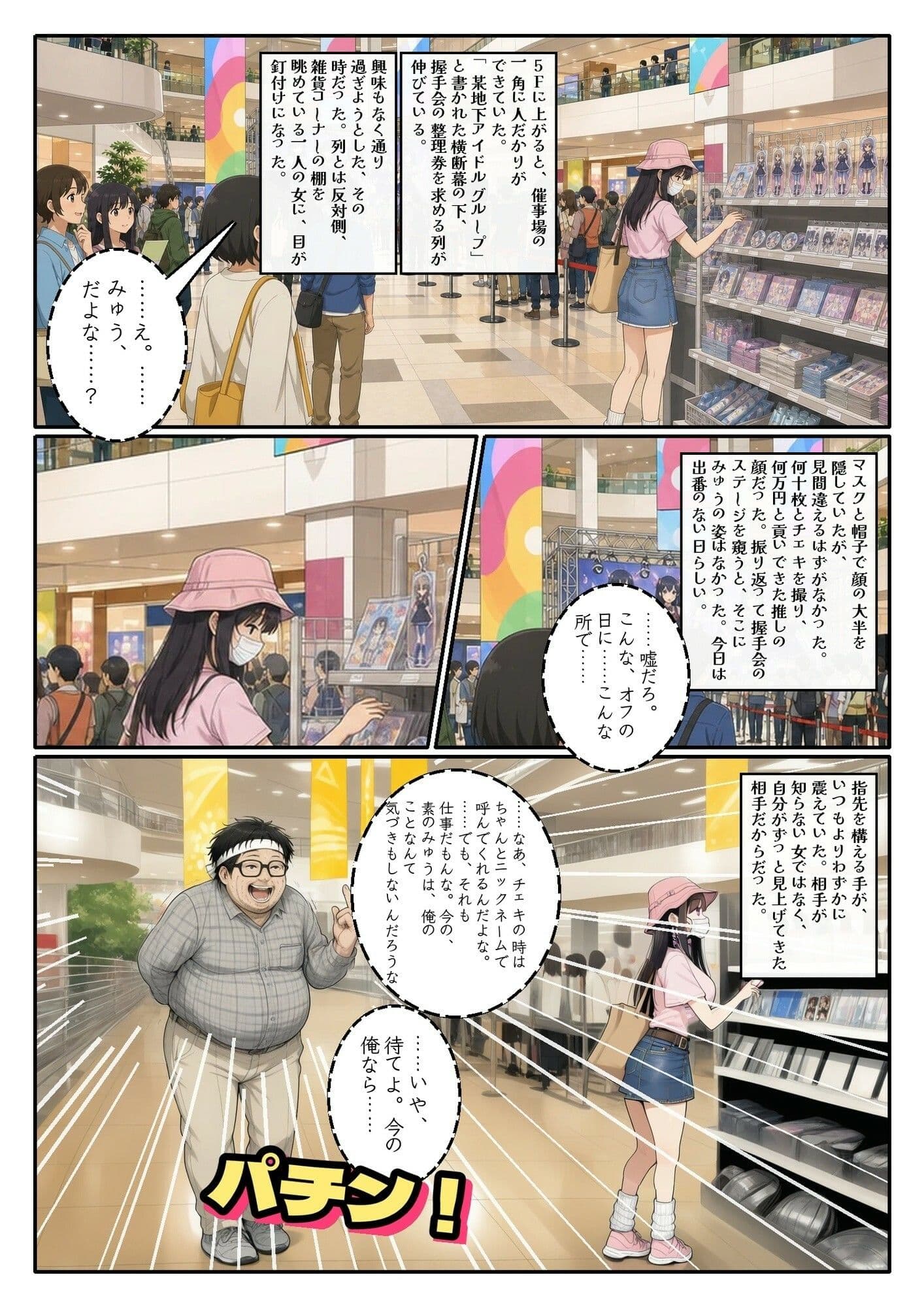 時が止まれば、女の匂いは僕のもの〜童貞、時を止める。嗅ぎ責めに堕ちた地下アイドル【デパート編】〜 デジタルコミック版 サンプル9